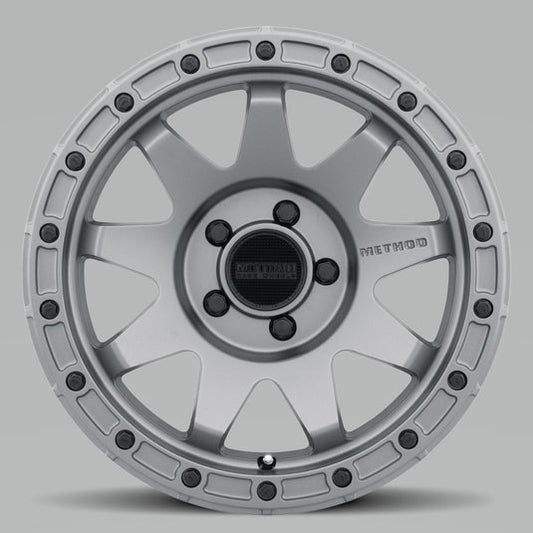 Method | MR317 20x9 +18mm Offset 5x150 110.5mm CB Matte Titanium Wheels