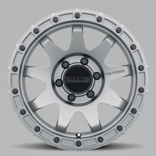Method | MR317 20x9 0mm Offset 6x5.5 106.25mm CB Matte Titanium Wheels