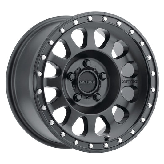 Method | MR315 17x8.5 0mm Offset 5x5 71.5mm CB Matte Black Wheels
