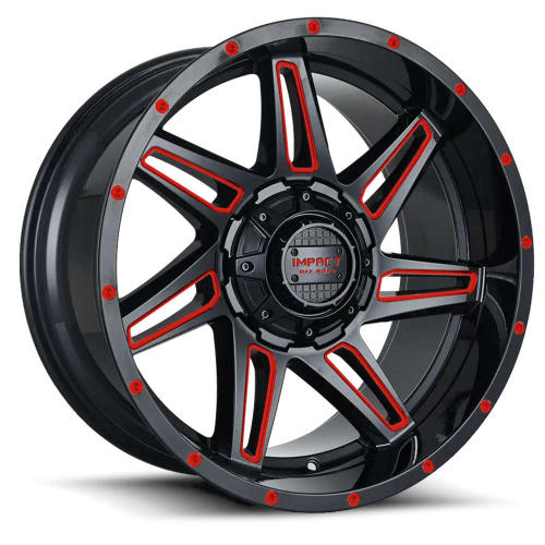 Impact Offroad 820 Black Red 20x10 -12mm – SQUARE1 OFFROAD