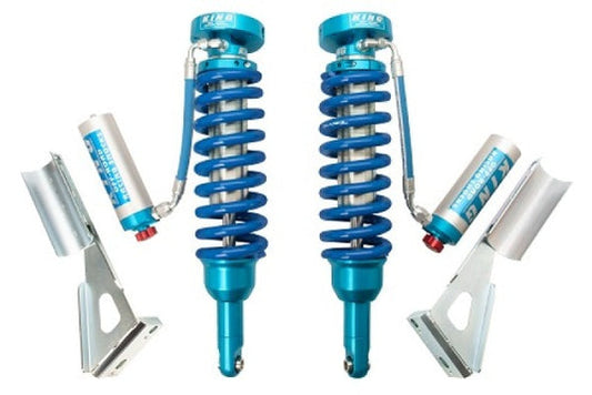 King Shocks | 2005+ Toyota Tacoma - 6 Lug Front 2.5 Remote Reservoir Coilover With Adjuster - Pair