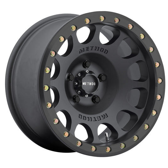 Method | MR105 Beadlock 17x8.5 0mm Offset 5x5.5 108mm CB Matte Black w/BH-H24125 Wheels