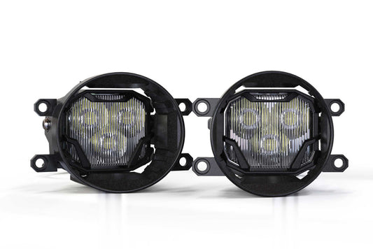 MORIMOTO 4BANGER LED FOG LIGHTS: TOYOTA (OVAL) 2010-2024 4RUNNER, 2012-2023 TACOMA, 2014-2021 TUNDRA