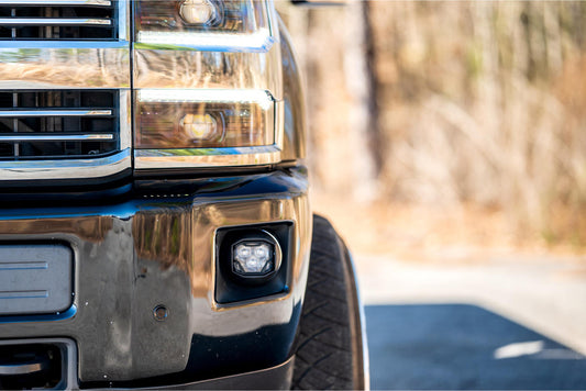 MORIMOTO 4BANGER LED FOG LIGHTS: CHEVROLET SILVERADO (2014-2018) 1500 AND 2015-2019 2500/3500