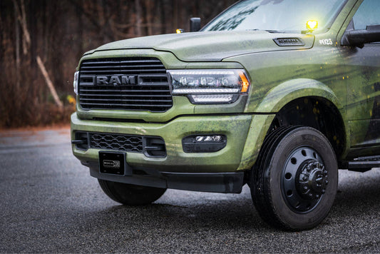 MORIMOTO 4BANGER LED A-PILLAR SYSTEM/DITCH LIGHTS: DODGE RAM 2500/3500 2019-2023