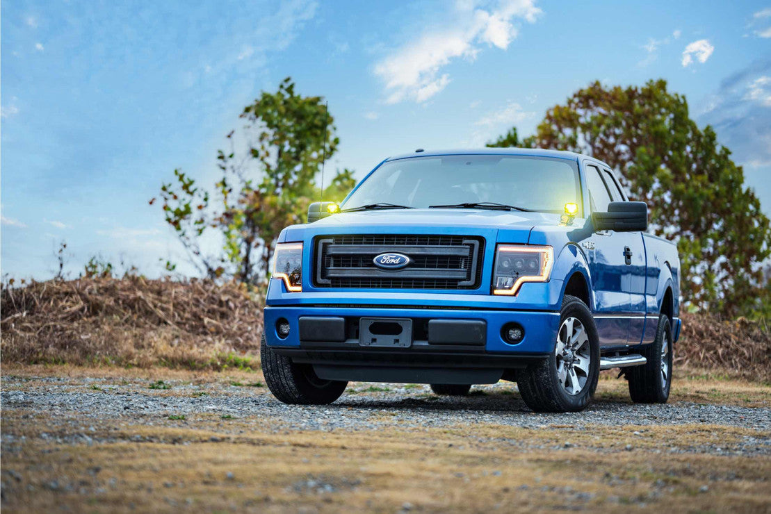 MORIMOTO 4BANGER LED A-PILLAR SYSTEM/DITCH LIGHTS: FORD F150/RAPTOR 2009-2014