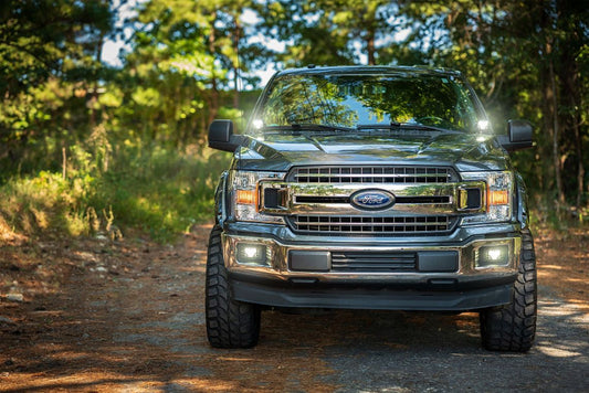 MORIMOTO 4BANGER LED A-PILLAR SYSTEM/DITCH LIGHTS: FORD F150/RAPTOR 2015-2020