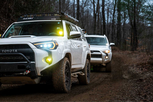 MORIMOTO 4BANGER LED A-PILLAR SYSTEM/DITCH LIGHTS: TOYOTA 4RUNNER (2014-2024)