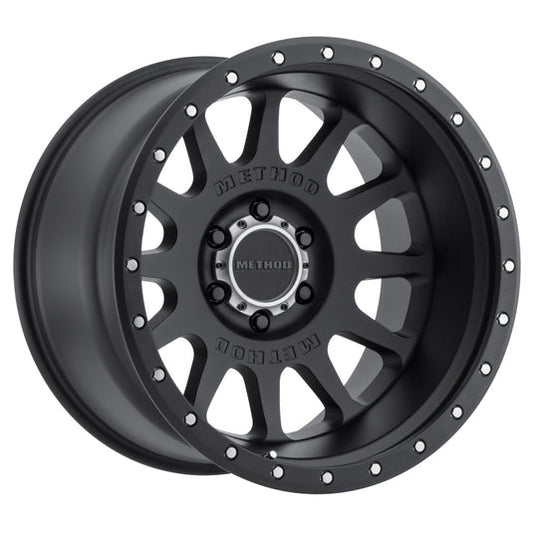 Method | MR605 NV 20x9 -12mm Offset 6x5.5 106.25mm CB Matte Black Wheels
