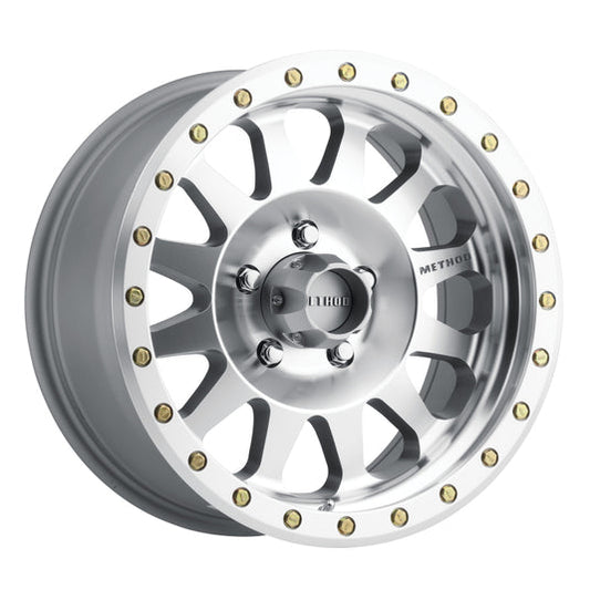 Method | MR304 Double Standard 17x8.5 0mm Offset 5x5.5 108mm CB Machined/Clear Coat Wheels