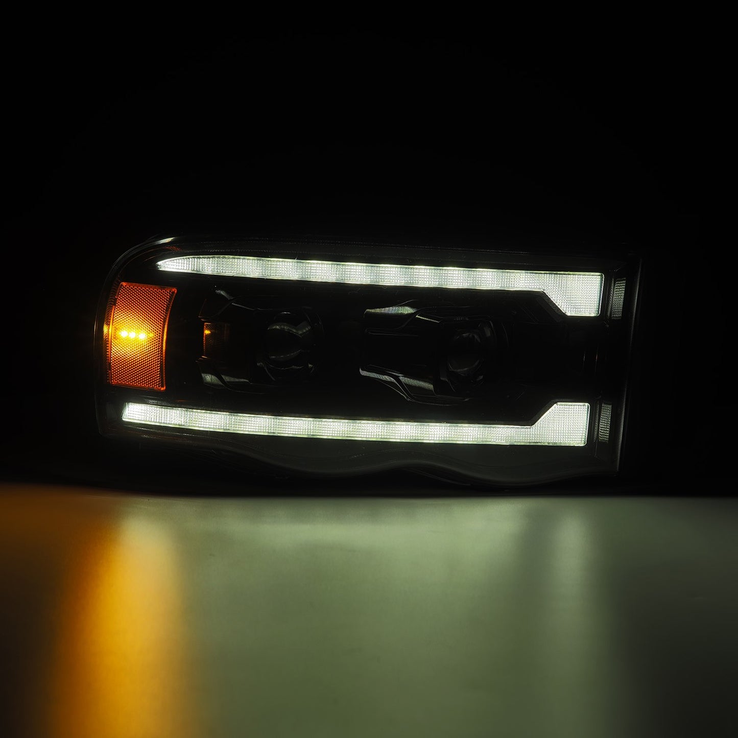 2002-2005 Dodge Ram Alpharex LUXX-Series LED Projector Headlights