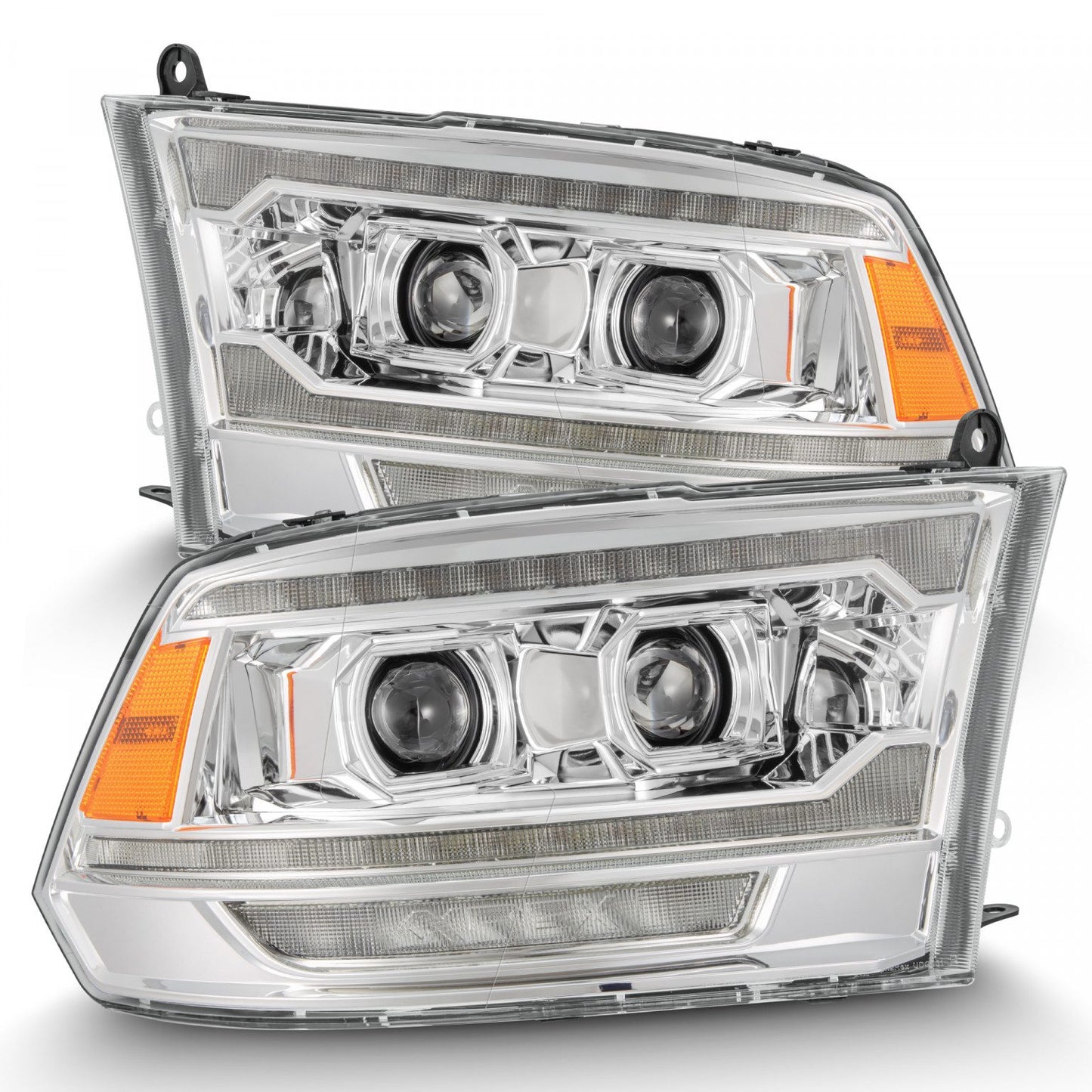 2009-2018 Dodge Ram Alpharex Pro-Series G2 Style LED DRL Halogen Projector Headlights