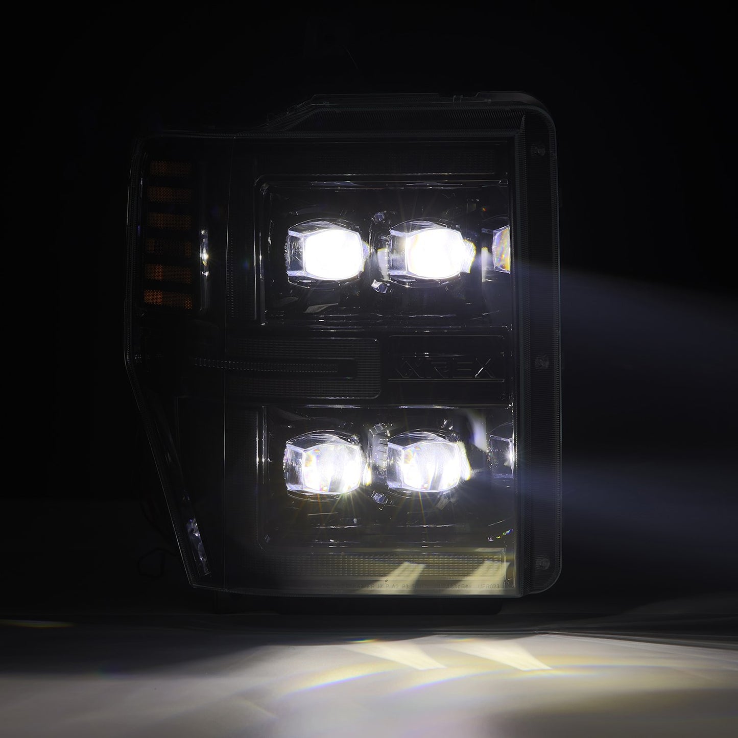 2008-2010 Ford Super Duty Alpharex NOVA-Series LED Projector Headlights