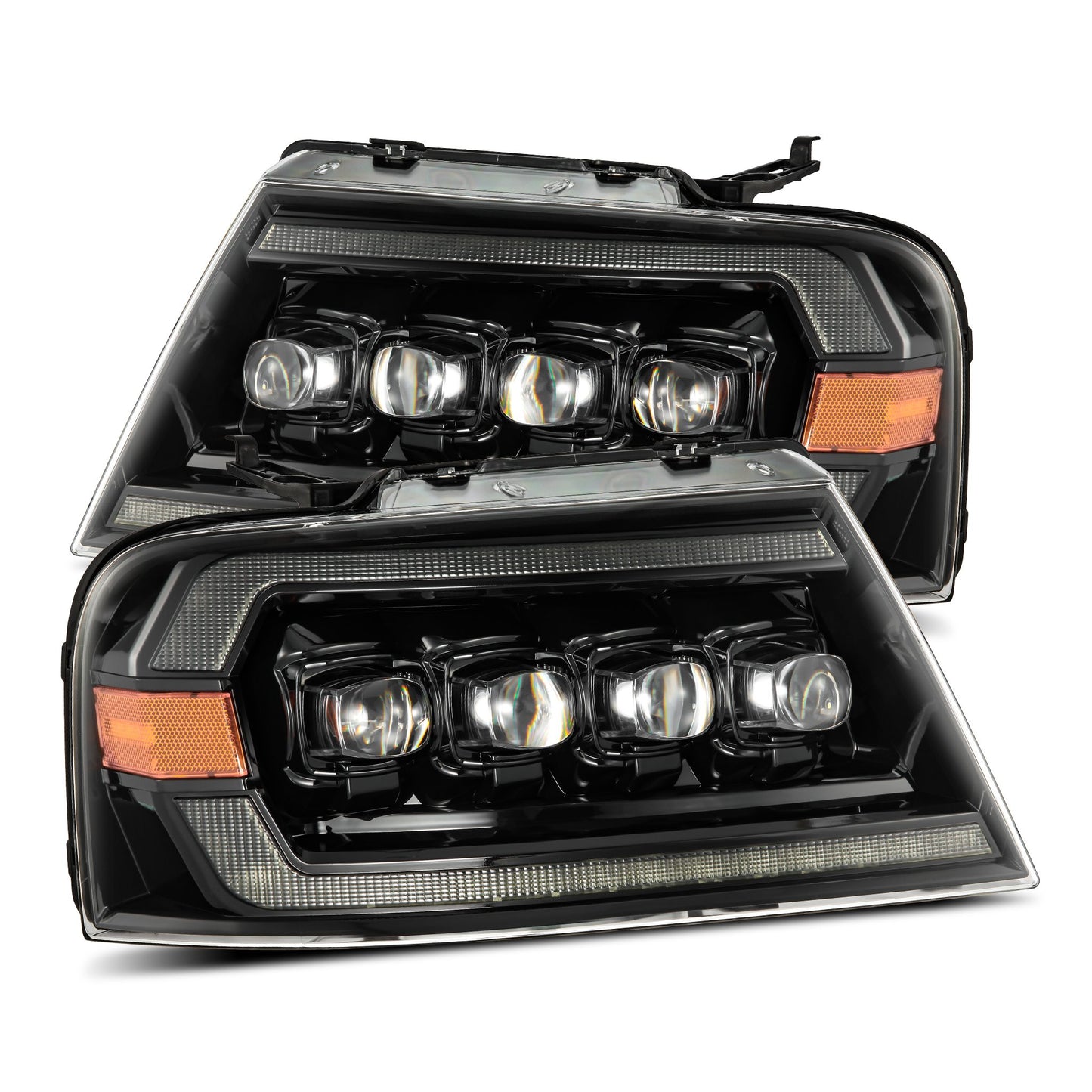 2004-2008 Ford F150 Alpharex NOVA-Series LED Projector Headlights