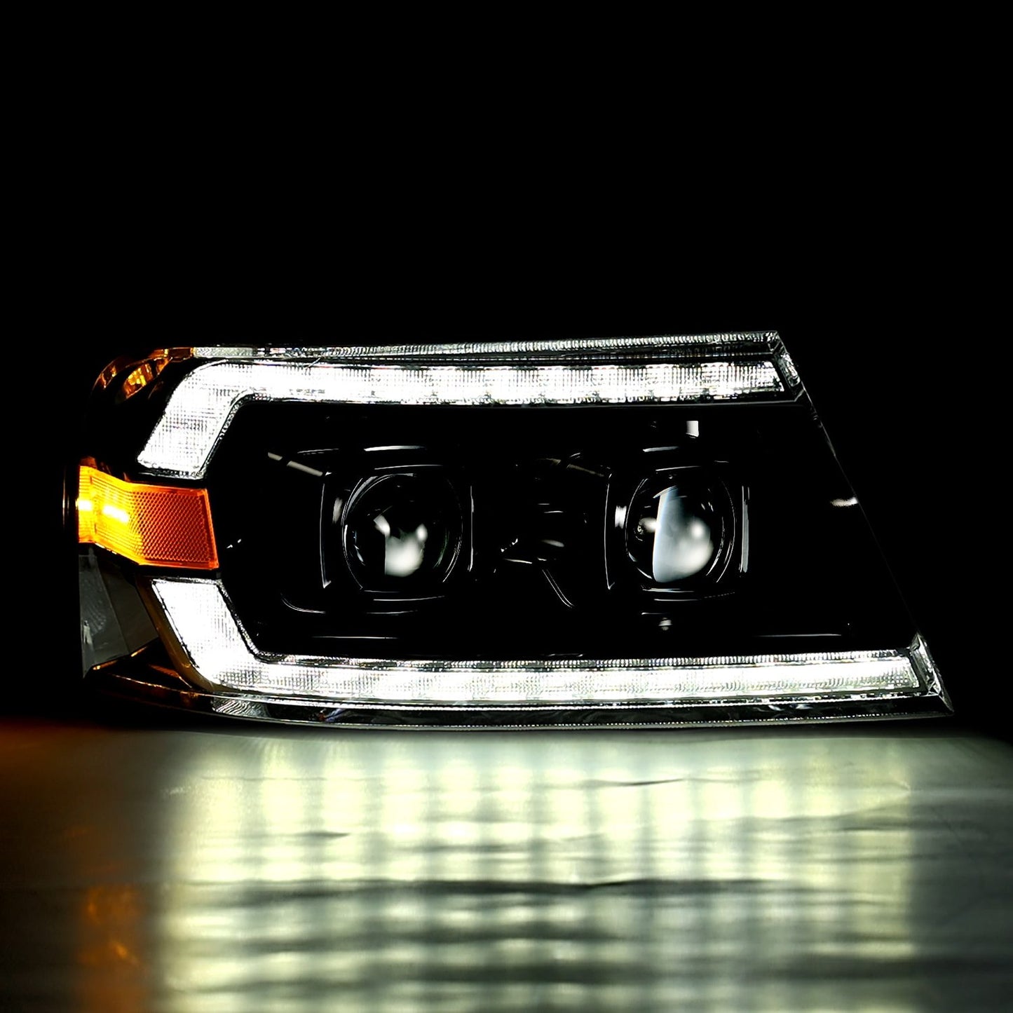 2004-2008 Ford F150 Alpharex LUXX-Series LED Projector Headlights