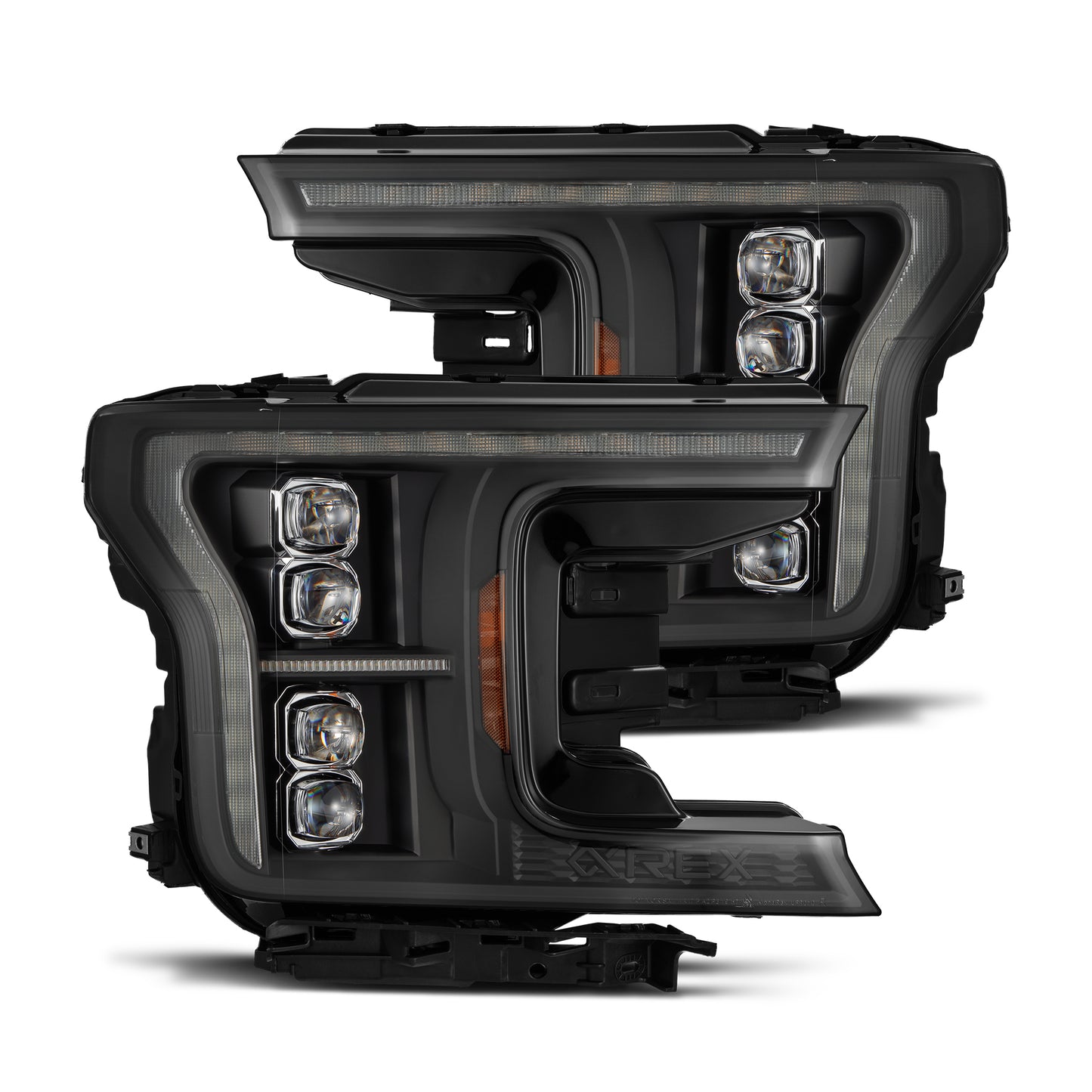 2018-2020 Ford F150 Alpharex NOVA-Series (G2 Style) LED DRL LED Projector Headlights