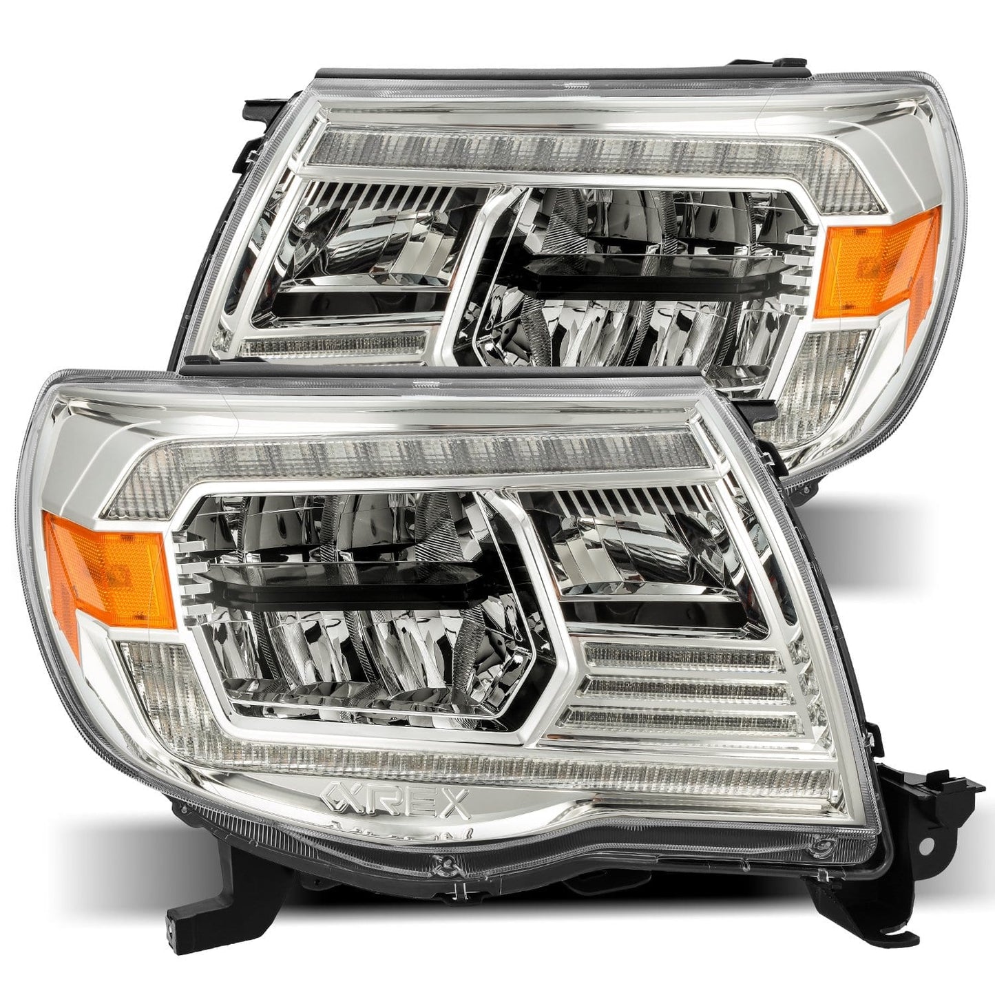 AlphaRex Luxx-Series LED Headlights: Toyota Tacoma (2005-2011)  (Reflector set)