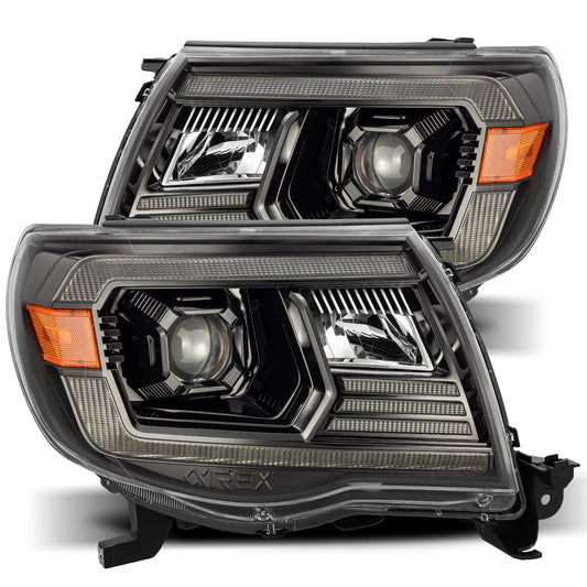 AlphaRex Luxx-Series LED Headlights: Toyota Tacoma (2005-2011) (Projector Set)