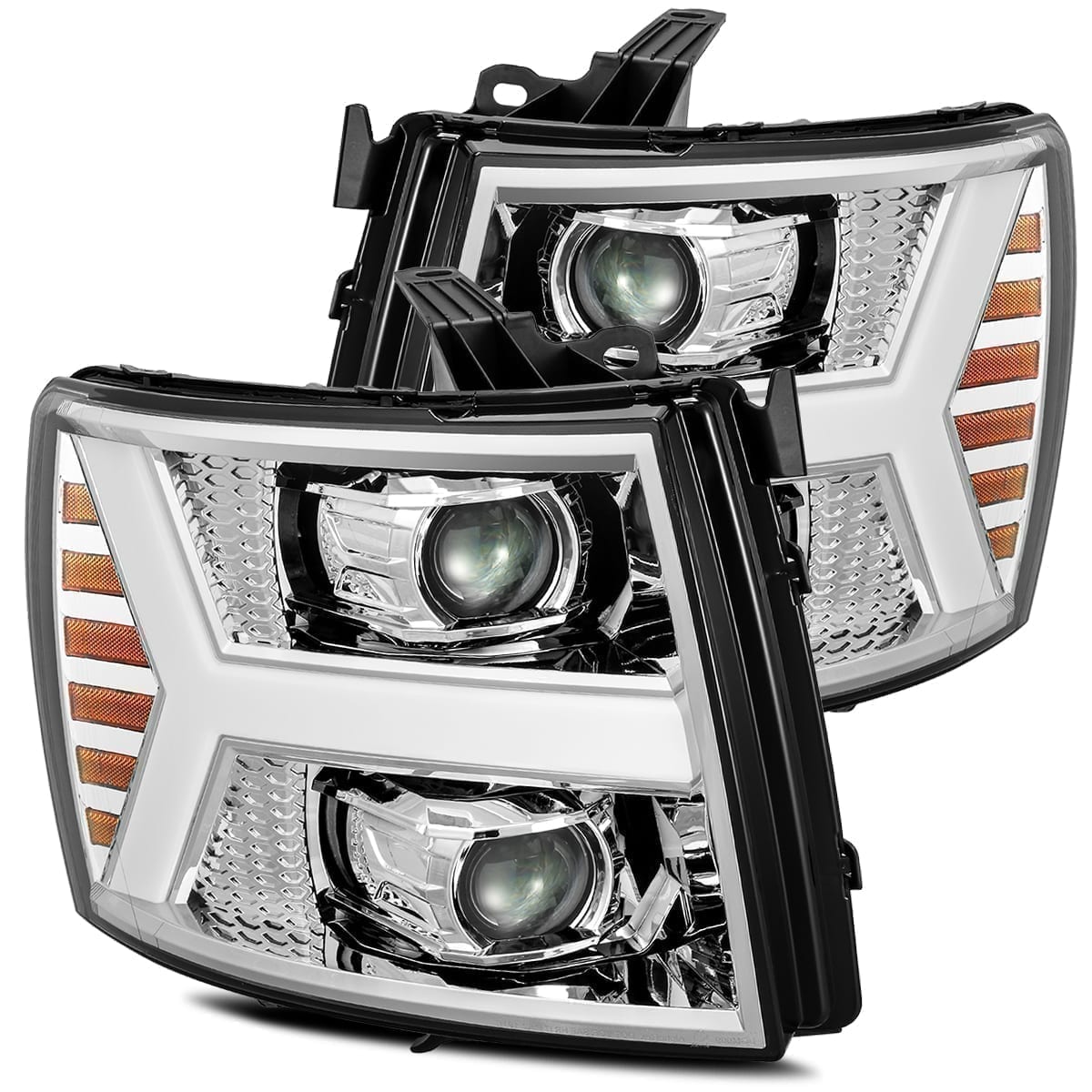 AlphaRex Luxx-Series LED Headlights: Chevy Silverado (2007-2013)
