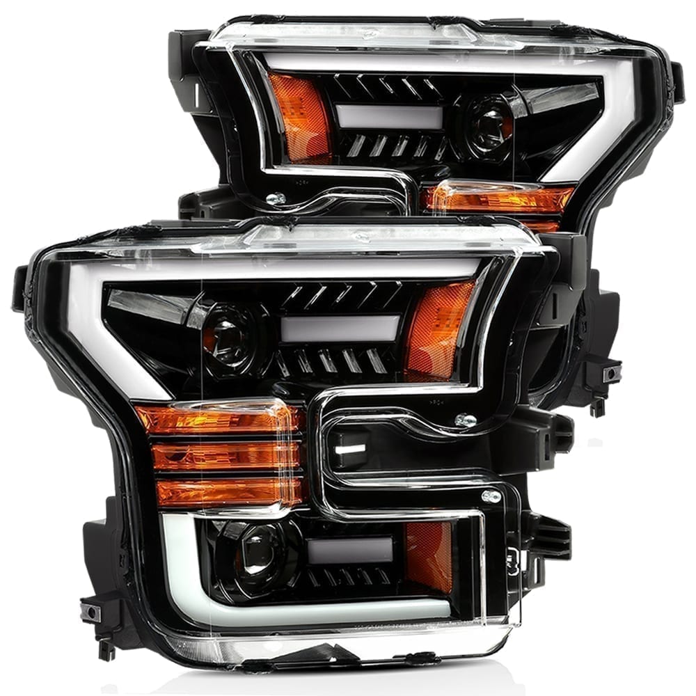 AlphaRex Luxx-Series LED Projector Headlights: Ford F150/Raptor (2015-2017)