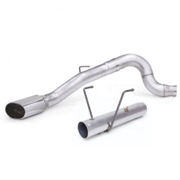 Banks 5" Single Monster Exhaust System w/ Chrome Tip 13-18 Ram 6.7L Cummins Crew Cab Long Bed 2013-2018 Ram 6.7L Cummins