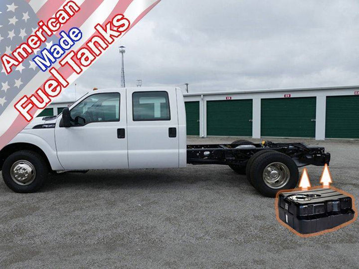 Titan Fuel Tanks | 2011-2019 Ford F350 / F450 / F550 Narrow Frame Cab & Chassis After Axle Tank | 8020011