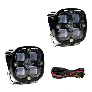 Squadron SAE LED Auxiliary Light Pod Pair Universal SAE Fog Clear