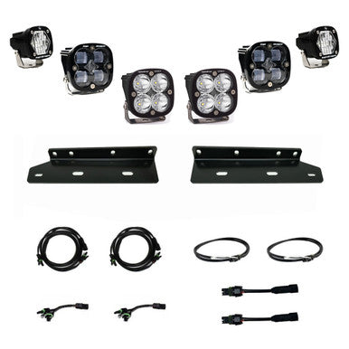 Super Duty Fog Lights SAE Fog Pocket Kit 17-18 Super Duty 15-18 F-150 Baja Designs main image 1