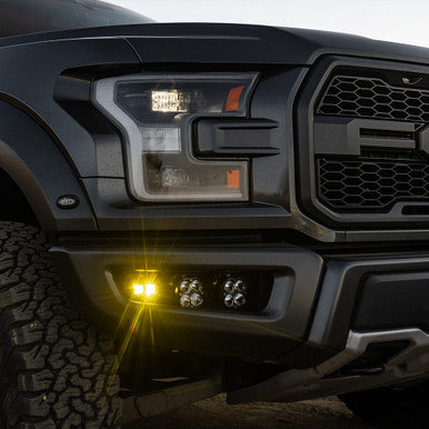 Ford Raptor Squadron/S2 SAE Sportsman Fog Pocket Light Kit Ford 2017-2020 F150, NOTE: Raptor SAE Fog Clear