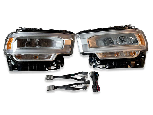 MOPAR OEM Dodge Ram 2500/3500 LED Reflector Headlights 5th Gen 2019-2024