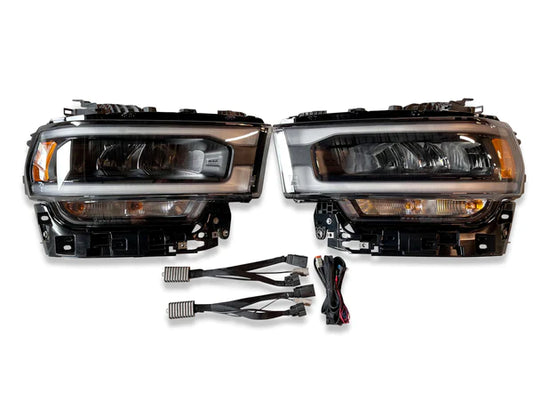 MOPAR OEM Dodge Ram 2500/3500 LED Reflector Headlights 5th Gen 2019-2023