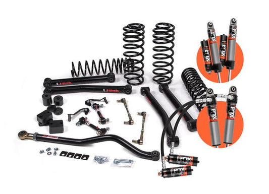 Fox | JKS 2018-2024 Jeep Wrangler JL J-Konnect 2.5 Inch 4 Door With Fox 2.5 Performance Elite Series Shocks With Standard Rate Coils