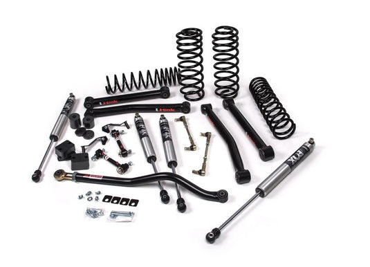 Fox | JKS 2018-2023 Jeep Wrangler JL J-Konnect 2.5 Inch 4 Door With Fox 2.5 Performance Elite Series Shocks With HD Rate Coils