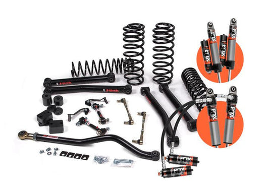 Fox | JKS 2018-2024 Jeep Wrangler JL J-Konnect 3 Inch 2 Door With Fox 2.5 Performance Elite Series Shocks With HD Rate Coils