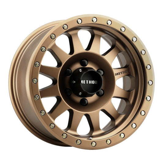 Method | MR304 Double Standard 17x8.5 0mm Offset 6x135 94mm CB Method | Bronze Wheels
