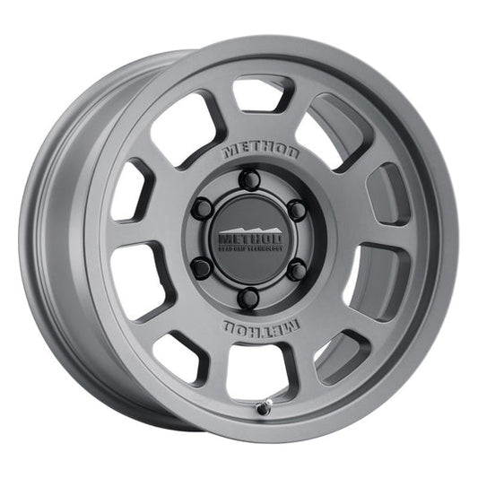 Method | MR705 17x8.5 0mm Offset 6x5.5 106.25mm CB Titanium Wheels