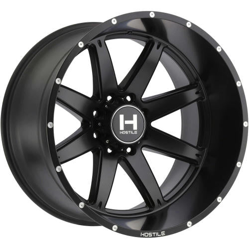 Hostile Alpha Black 20x12 -44mm