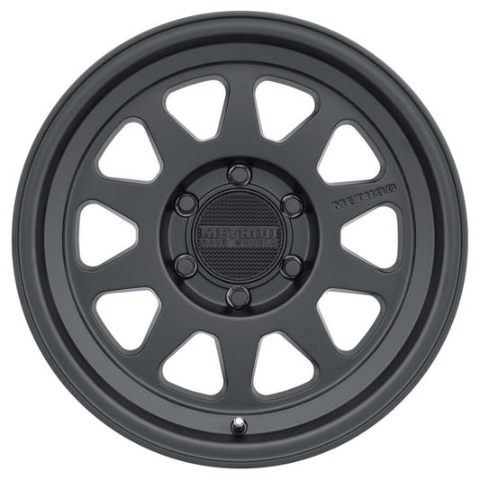 Method | MR316 17x8.5 0mm Offset 6x120 67mm CB Matte Black Wheels