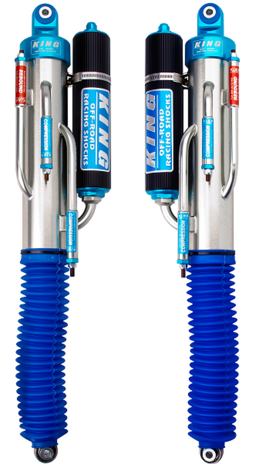 King Shocks | 2010-2014 Ford F150 Raptor 4WD Rear 3.0 Bypass Piggyback Shock WIth Standard Finned Reservoir - Pair