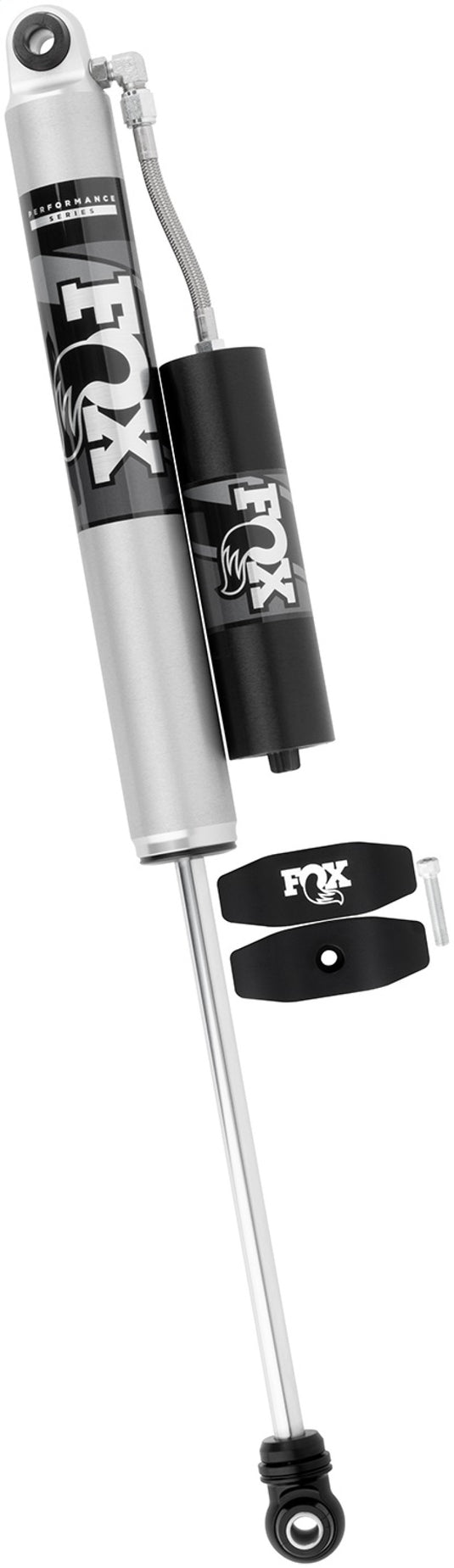 Fox | 2017-2024 Ford Super Duty F250/F350 4WD 2.0 Performance Series Smooth Body Rear Reservoir Shock | 0-1 Inch Lift