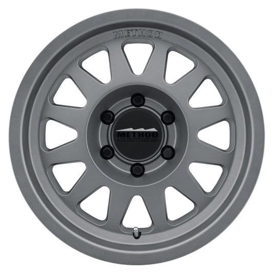 Method | MR704 17x8.5 0mm Offset 8x170 130.81mm CB Matte Titanium Wheels