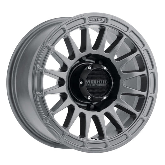 Method | MR314 18x9 +18mm Offset 8x6.5 130.81mm CB Gloss Titanium Wheels