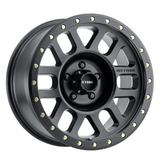 Method | MR309 Grid 17x8.5 0mm Offset 5x5.5 108mm CB Matte Black Wheels