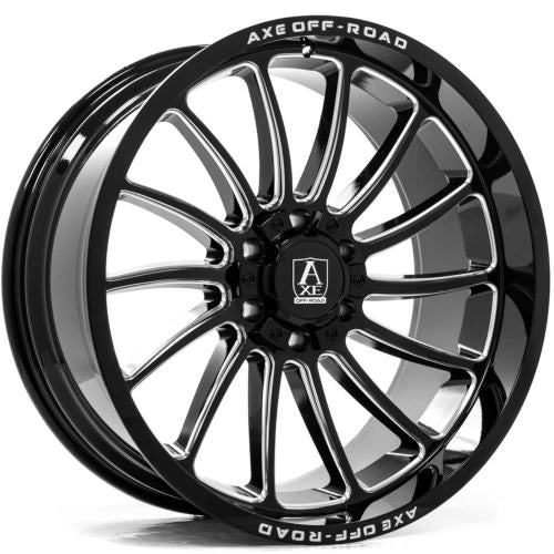 Axe Offroad Chronus Black Milled 22x10 -19mm