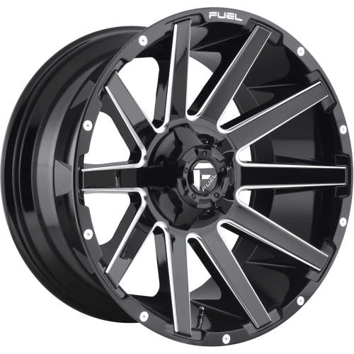 Fuel Contra Black Milled 22x10 -19mm
