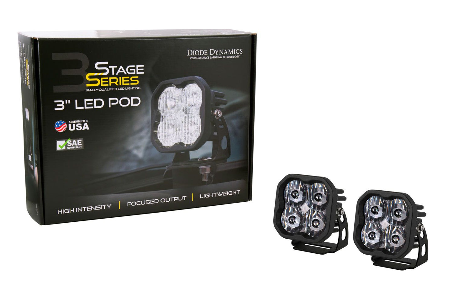 Diode Dynamics SS3 Offroad LED Pods: Standard/Square (Universal)