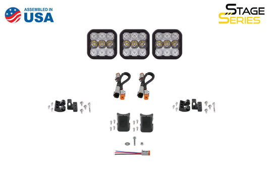Diode Dynamics SS5 CrossLink 3-Pod 18.5" LED Light Bar (White)