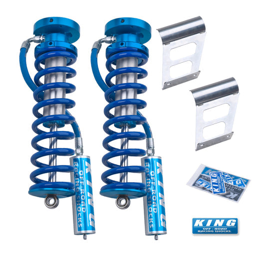 King Shocks | 2005-2022 Ford F250 / F350 4WD Front 2.5 Remote Reservoir Coilover Conversion - Pair