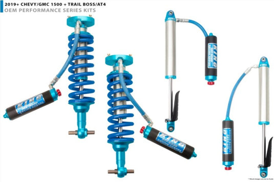 King Shocks | 2019+ GM Silverado / Sierra 1500 Front 2.5 Remote Reservoir Coilover With Adjuster - Pair