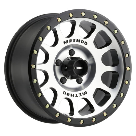 Method | MR305 NV 18x9 +25mm Offset 5x150 116.5mm CB Machined/Black Street Loc Wheels